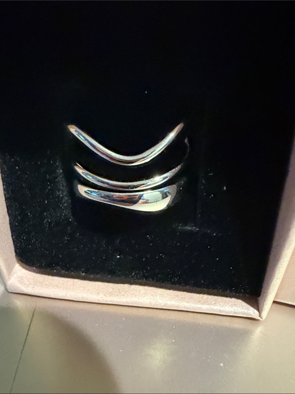 Silver Stacking Ring Set - Silver - Picture 2 of 2